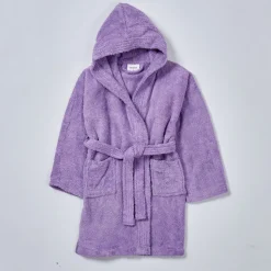 Albornoz infantil lavanda