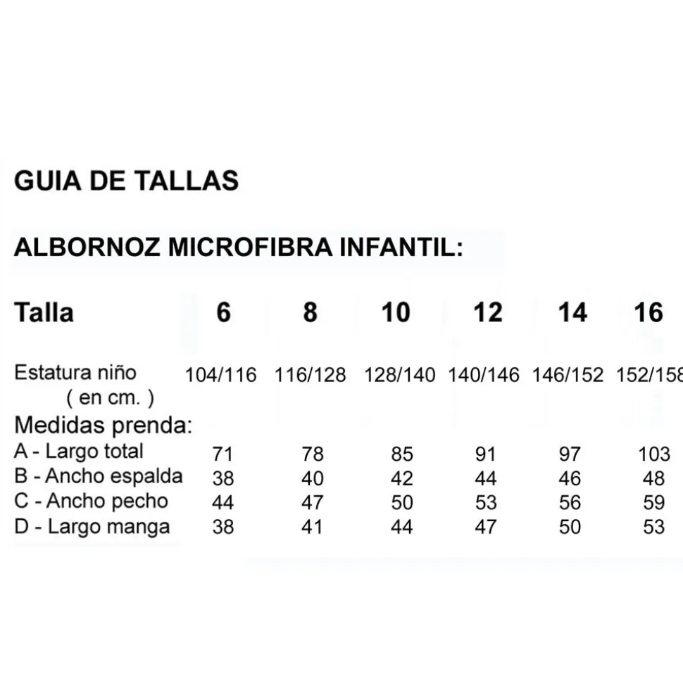 Albornoz microfibra infantil verde menta