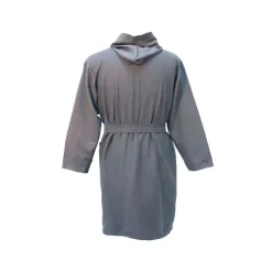 Albornoz microfibra infantil gris
