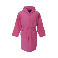Albornoz microfibra infantil frambuesa