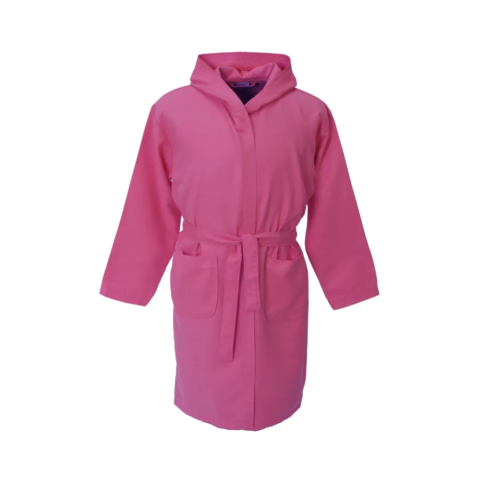Albornoz microfibra infantil frambuesa
