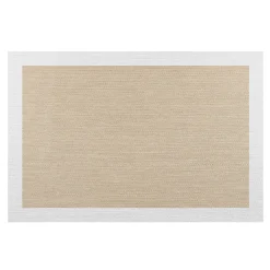 Alfombra tejido de vinilo Beige-Blanco