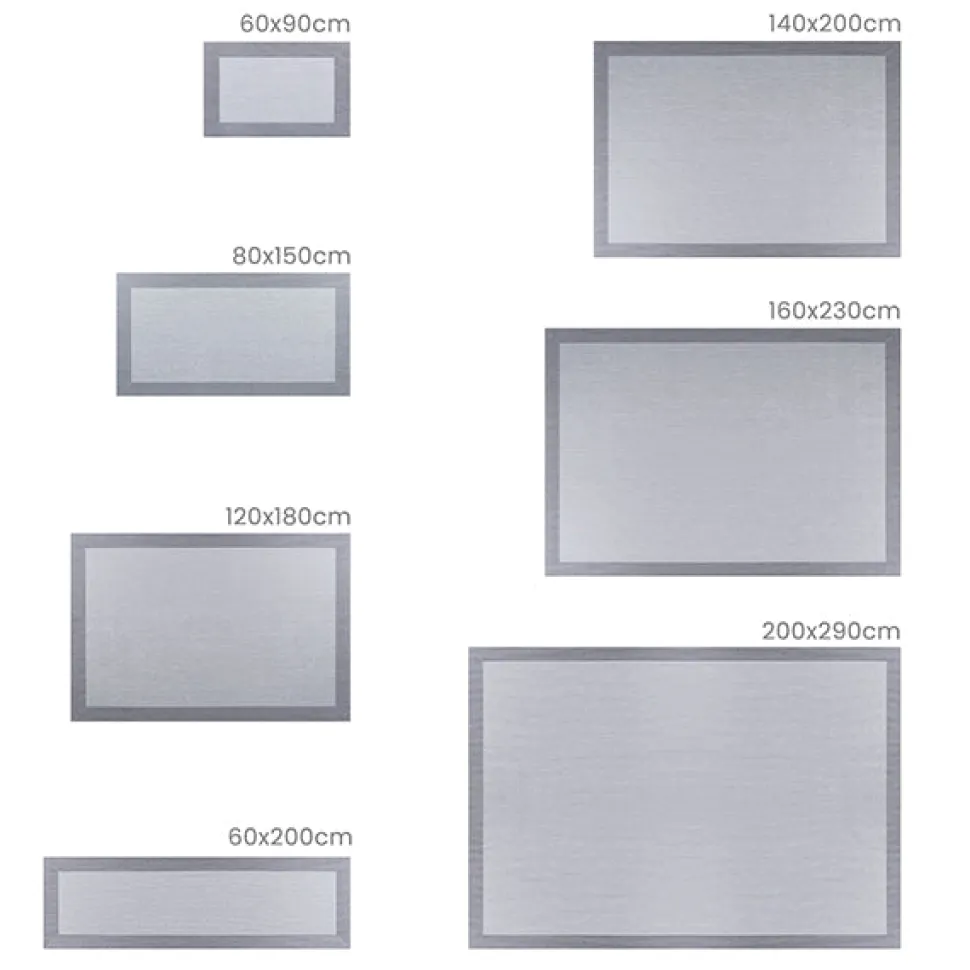 Alfombra tejido de vinilo Gris-Gris