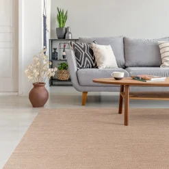 Alfombra tejido de vinilo Lisa Beige