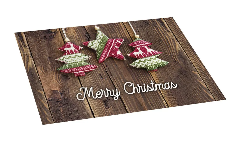 Alfombra vinílica de cocina christmas