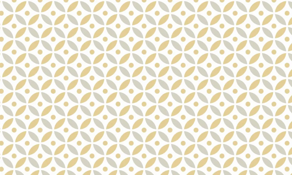 Alfombra vinílica estampada Circles Text