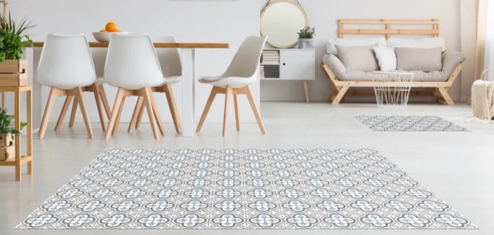 Alfombra vinílica estampada Hidra Topo