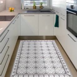 Alfombra vinílica hidráulica Grises