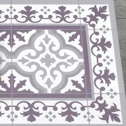 Alfombra vinílica hidráulica Grises