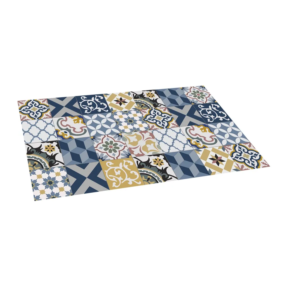 Alfombra vinílica hidráulica Patch Azul