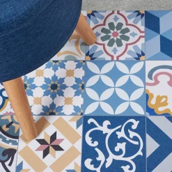 Alfombra vinílica hidráulica Patch Azul