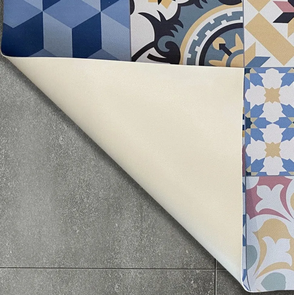 Alfombra vinílica hidráulica Patch Azul