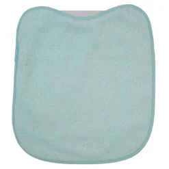 Babero rizo plastico con goma verde