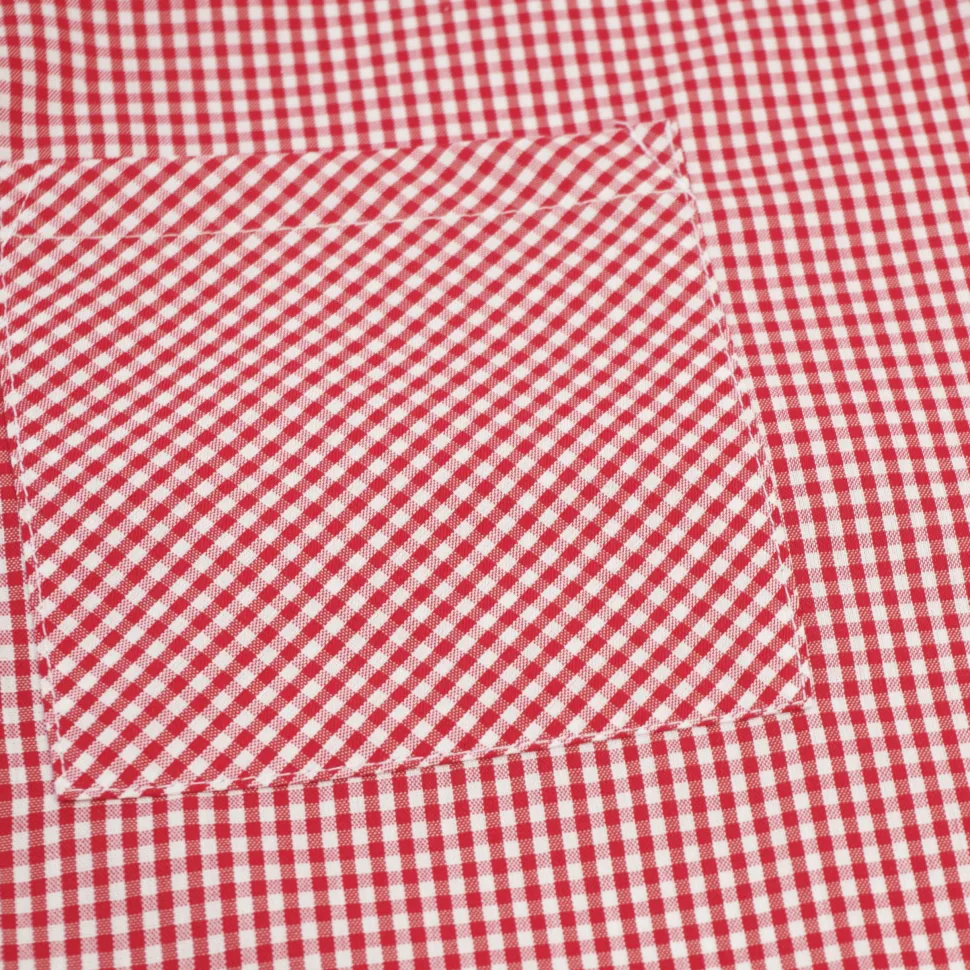 Bata escolar unisex rojo