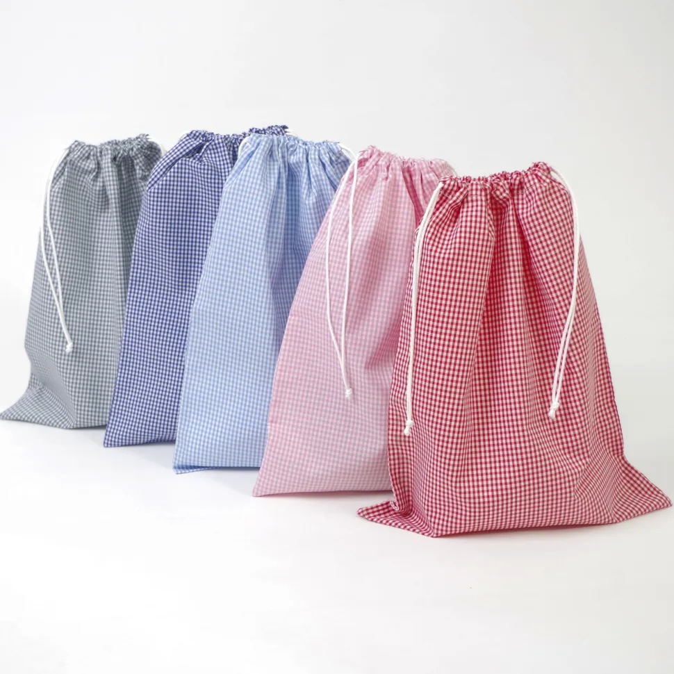 Bolsa ropa cuadro vichy