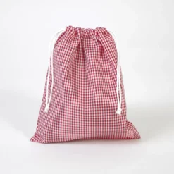 Bolsita cuadro vichy Roja