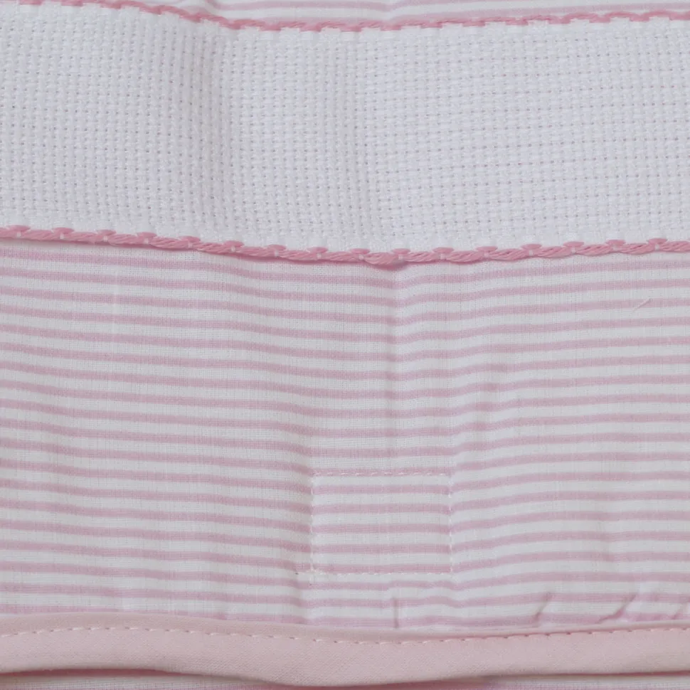 Cambiador plegable panamá rayas 209 bco/rosa