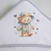 Capa baño oso lluvia 449 blanco/gris