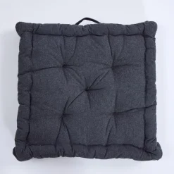 Cojín de suelo cotton carbón