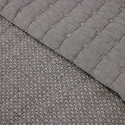 Colcha algodón Harper gris