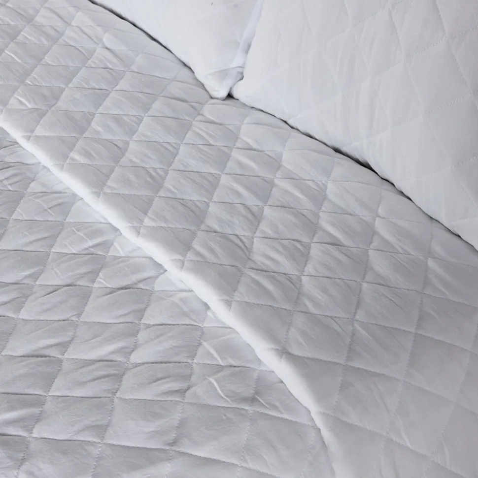 Colcha boutie microfibra deluxe blanco