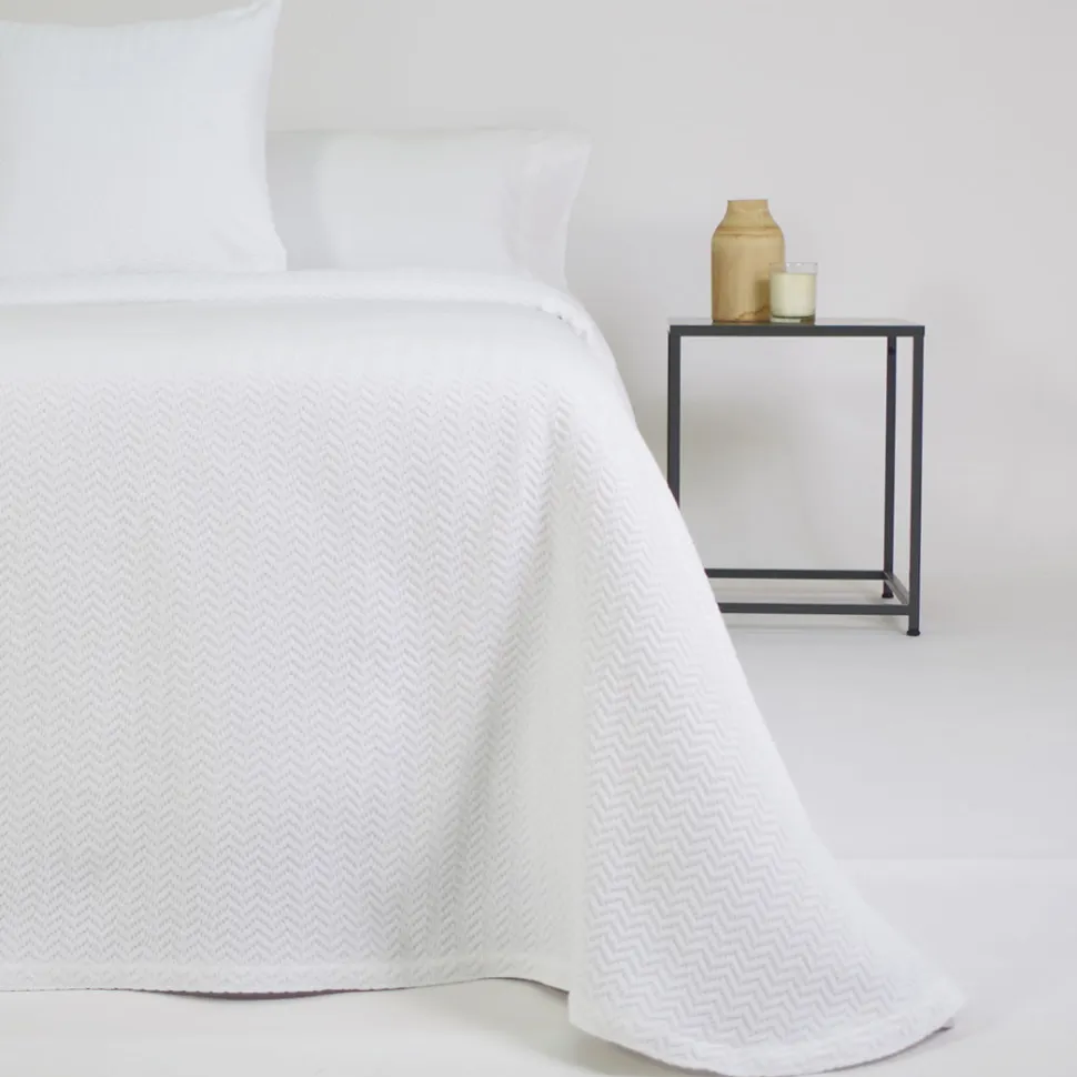 Colcha jacquard 1979 blanco