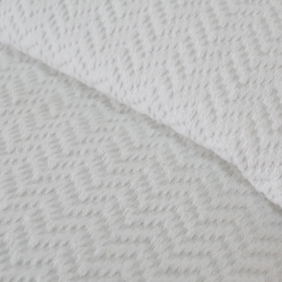 Colcha jacquard 1979 blanco