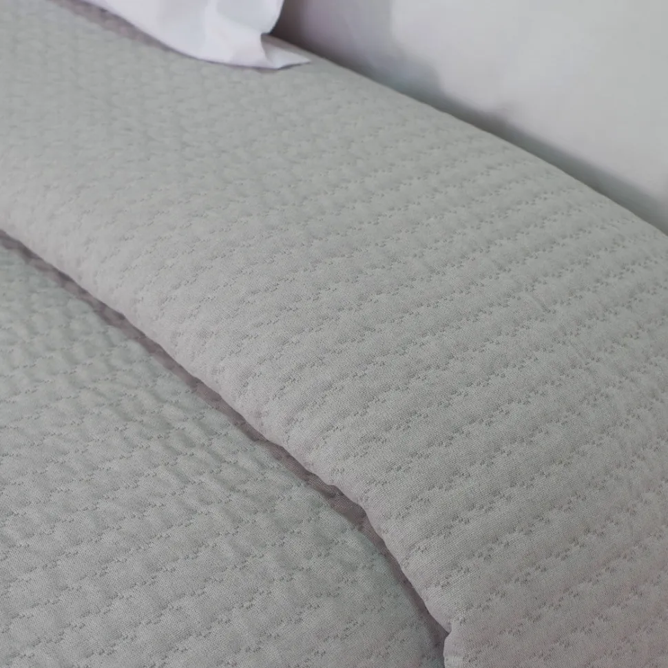 Colcha jacquard 360 gris