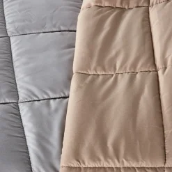 Edredón invierno liso Gris-Beige Micro