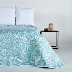 Edredón ligero sia turquesa