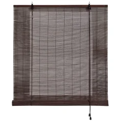 Estor Enrollable Bambú Natural Wenge