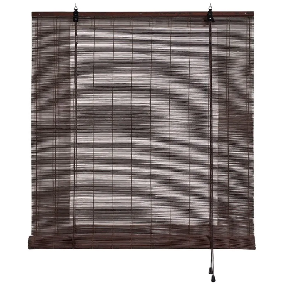 Estor Enrollable Bambú Natural Wenge