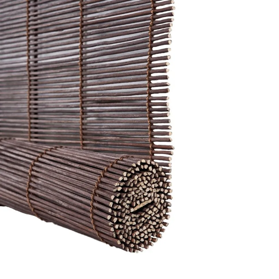 Estor Enrollable Bambú Natural Wenge