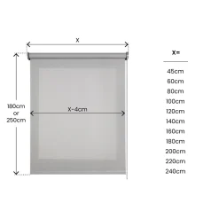 Estor enrollable motorizado Screen solar premium Gris