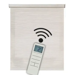 Estor enrollable motorizado Screen solar premium Textura Gris