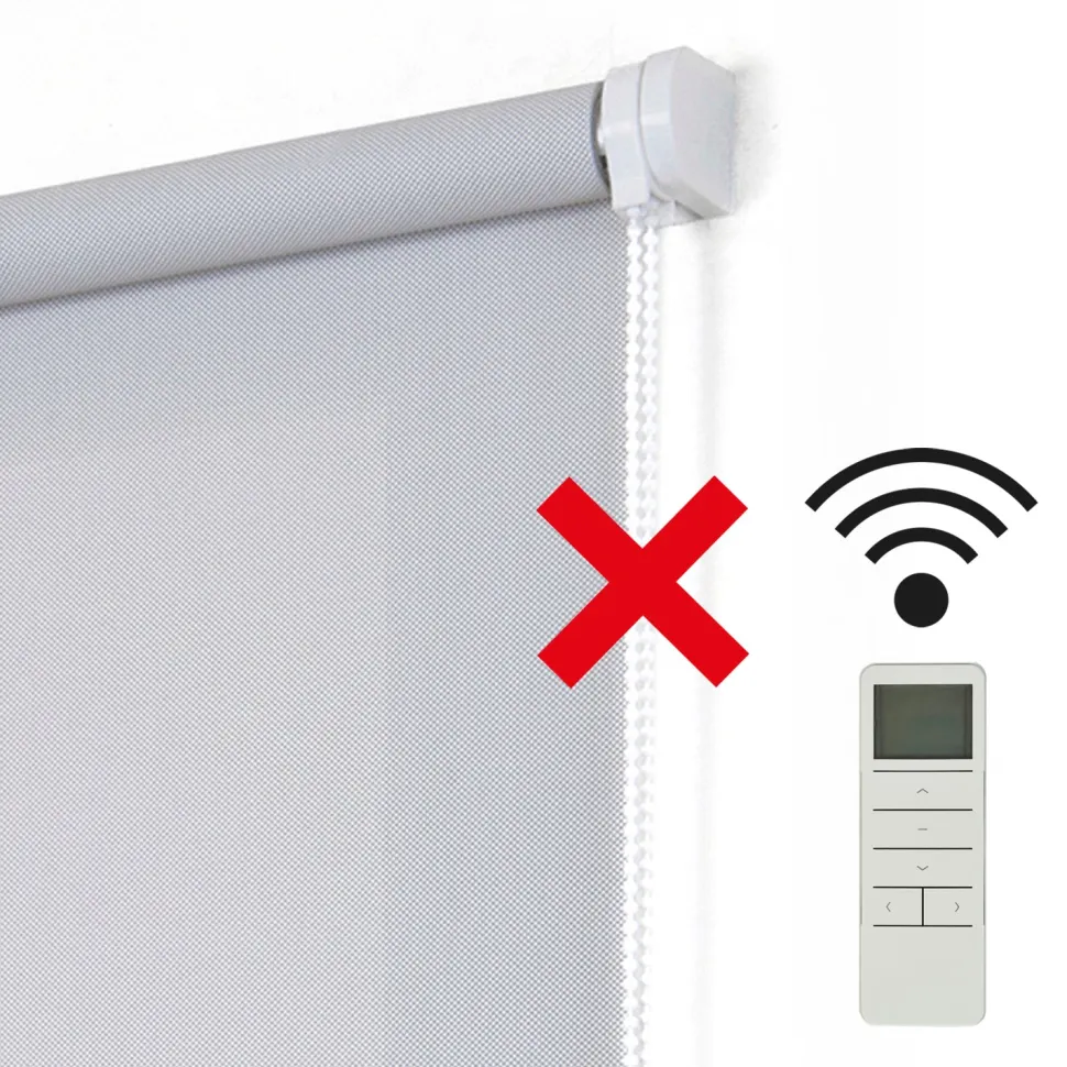 Estor enrollable motorizado Screen Gris