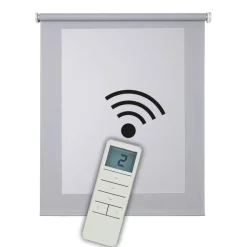 Estor enrollable motorizado Screen Gris