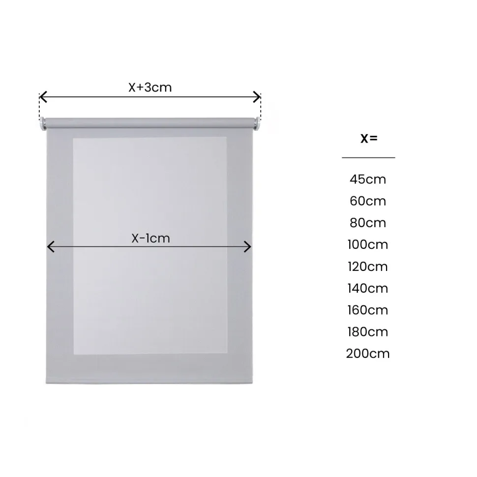Estor enrollable motorizado Screen Gris