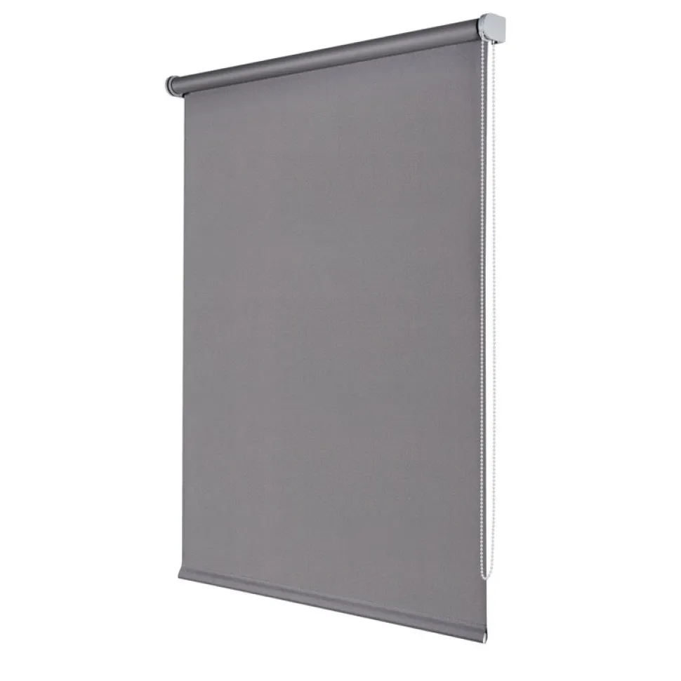 Estor enrollable Opaco loneta Gris