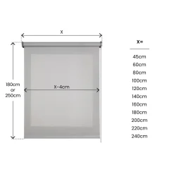 Estor enrollable Screen solar premium Gris
