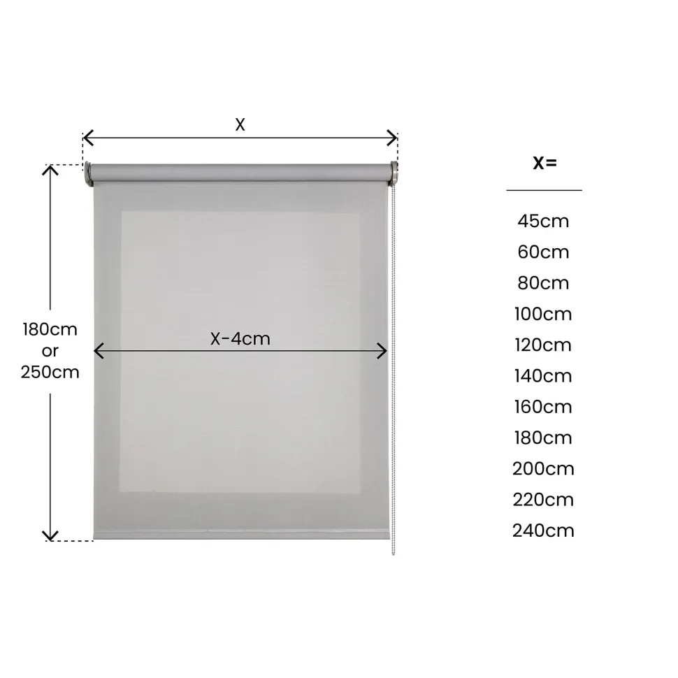 Estor enrollable Screen solar premium Gris