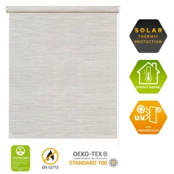 Estor enrollable Screen solar premium Textura Gris