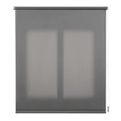 Estor enrollable Sin Taladrar Traslúcido Gris