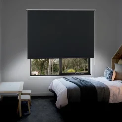Estor enrollable Sin Taladrar Opaco Reflect Negro