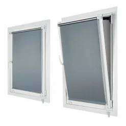 Estor enrollable Sin Taladrar Opaco Reflect Plata