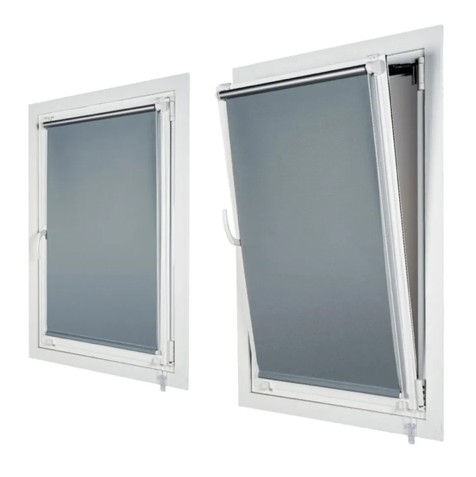 Estor enrollable Sin Taladrar Opaco Reflect Plata
