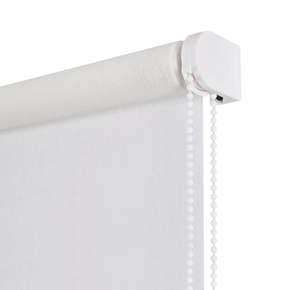 Estor enrollable Traslúcido decorativo Blanco