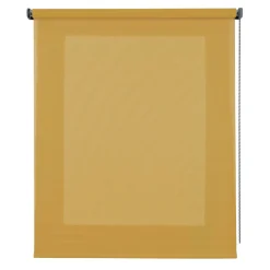 Estor enrollable Traslúcido decorativo Mostaza