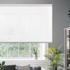 Estor enrollable Traslúcido premium Blanco