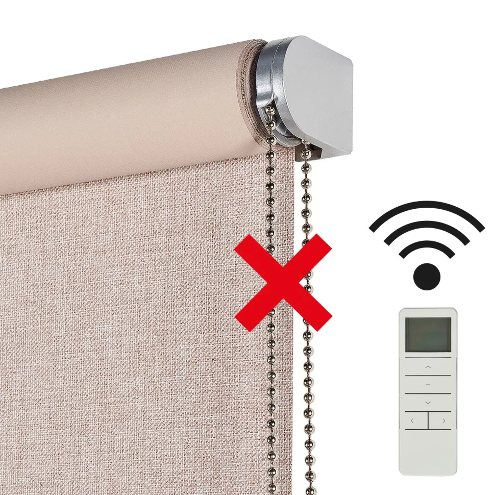 Estor motorizado Opaco premium Texture Beige